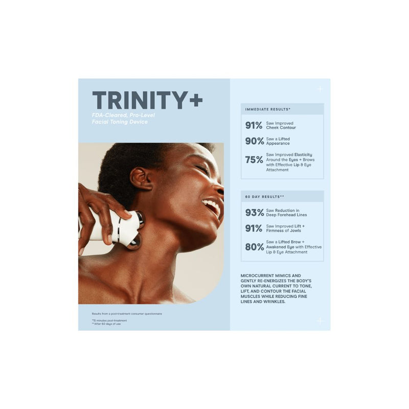 NUFACE Trinity+ Pro Smart Device Facial Toning Kit (Small Size Serums)